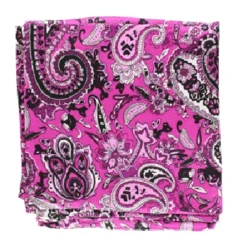 Paisley Magenta Wild Rag