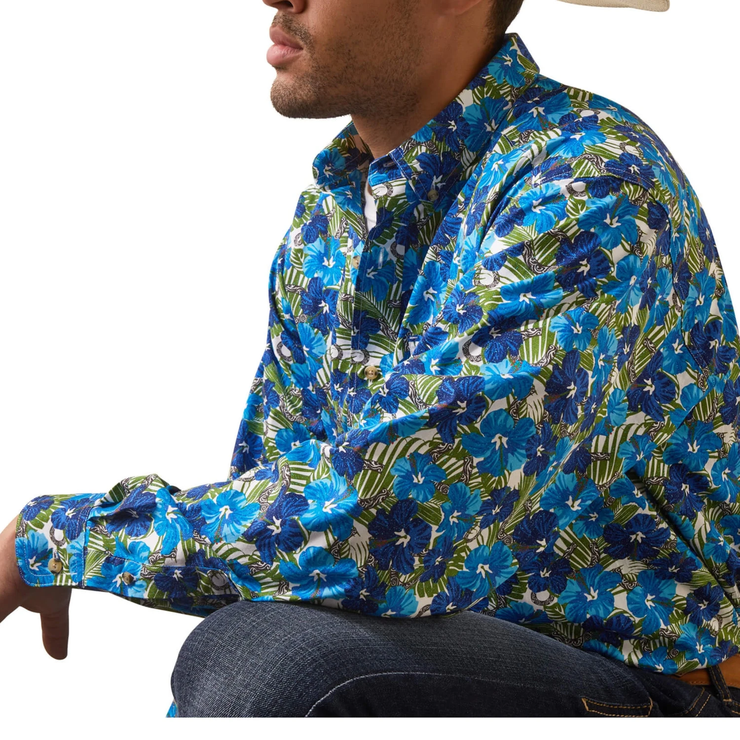 Ariat Men's Landon Hawaiian Print 4 Ariat Men's Landon Hawaiian Print - Image 4