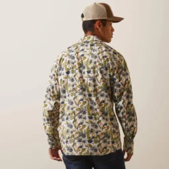 Ariat Men's Hadkins Retro Fit Shirt -Cheap Dusty Wear Store 10043893 back warm