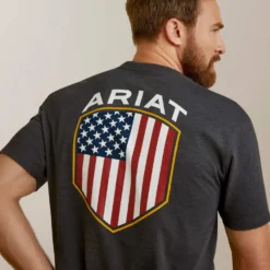 Ariat Men's Patriot Badge Tee -Cheap Dusty Wear Store 10045278 02 warm
