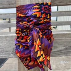 Purple Aztec Wild Rag