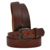 Men's Dark Solid Brown Belt