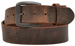 3D Men's Brown Plain Belt