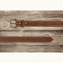 Brown Rough Out Belt