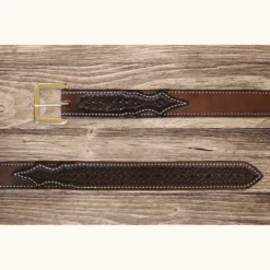 Texas Saddlery Chocolate Combination Belt