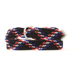 Blue Navy Red Web Belt