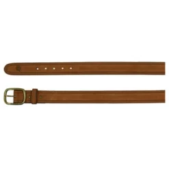Brushed Brown Leather Belt