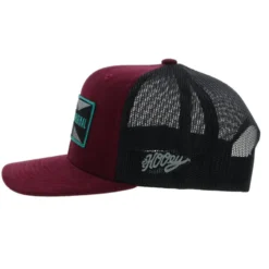 Hooey Holley Black & Maroon Cap -Cheap Dusty Wear Store 2229T MABK 3