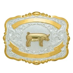 Small Trophy Pig Buckle
