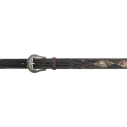 3D Men's Chocolate Diamond Stitched Camo Inlay Belt