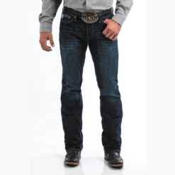 Cinch Men's Dark Wash Performance Ian Jean -Cheap Dusty Wear Store MB66037001