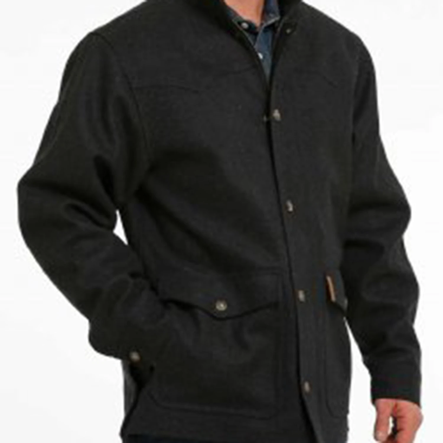 Cinch Men's Charcoal Ranch Coat 2 Cinch Men's Charcoal Ranch Coat - Image 2