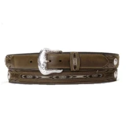 Nocona Men's Aztec Inlay Dress Belt