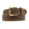 Men's Nocona Brown Triple Stitch Belt