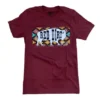 Burgundy Great White Buffalo II Tee