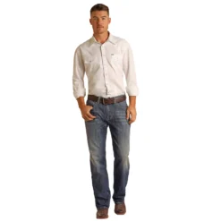 Rock & Roll Double Barrel Boot Cut Jeans -Cheap Dusty Wear Store RRMD0SRZPHa