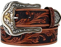 Tony Lama Men's Tan Swirl Western Belt