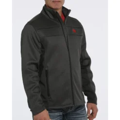 Cinch Charcoal And Red Jacket -Cheap Dusty Wear Store mwj1570001 2 1076 detail