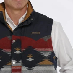 Cinch Aztec Puffer Vest -Cheap Dusty Wear Store mwv1533004 4 253 detail