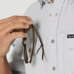 Wrangler Men's Solid High Rise Grey Shirt -Cheap Dusty Wear Store s l500 75701170 313e 4e75 8f92 ab2318722592