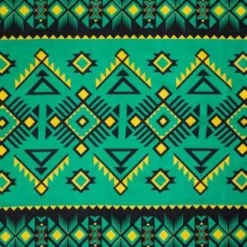 Wyoming Traders Green And Black Southwest Wild Rag