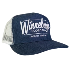 Winnebago Rodeo Co. Denim/White Mesh Back Cap